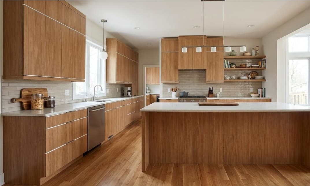 ELFIN SERIES – Woodgrain Slab Doors