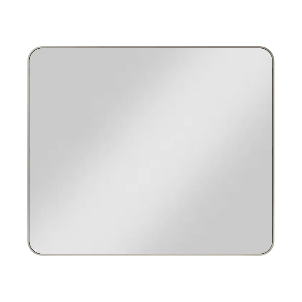 33" Rounded Rectangle Metal Frame Mirror