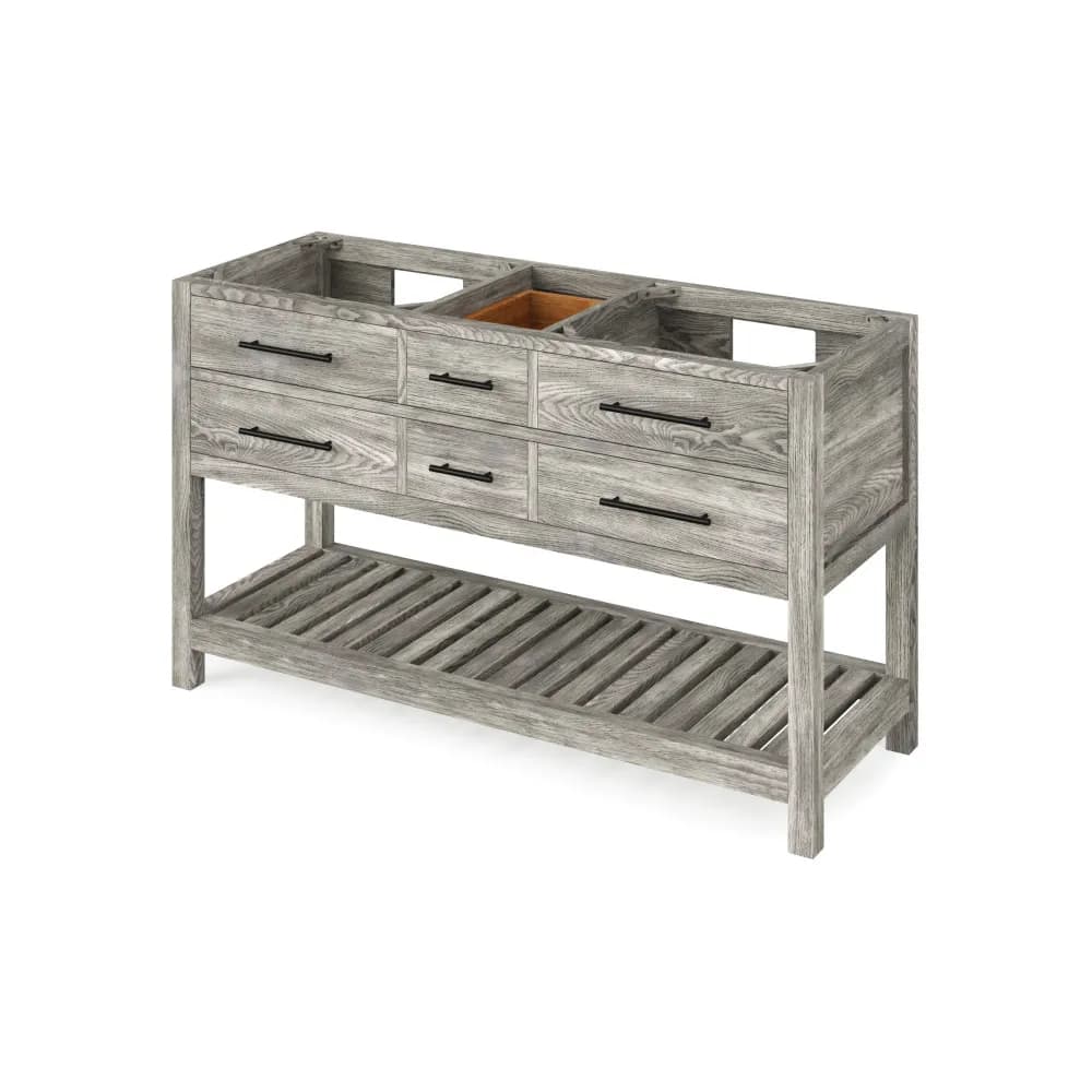 60" Wavecrest Double Vanity