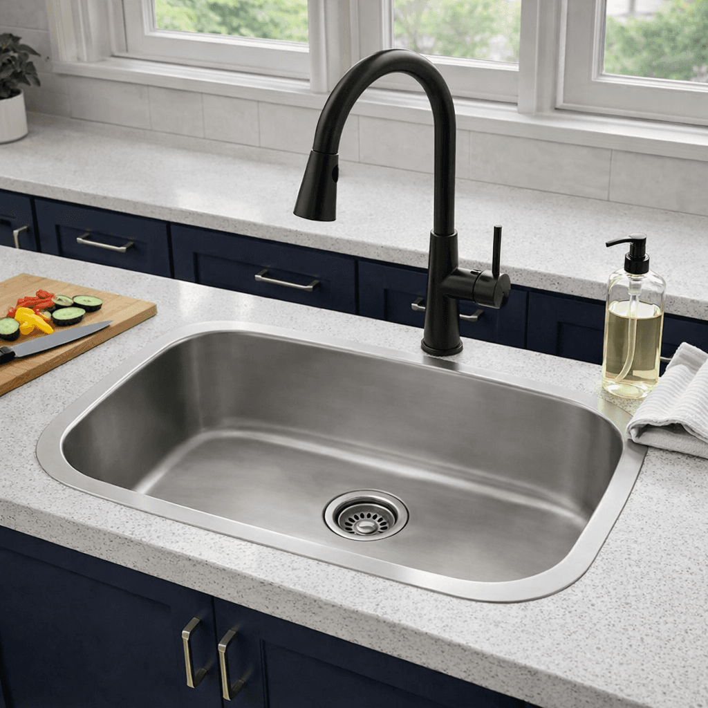 18-Gauge Stainless Steel Undermount Sink