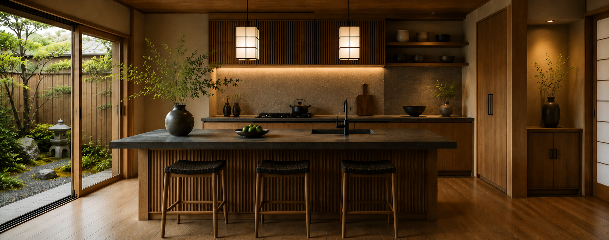 Mixing Scandinavian and Japanese Cabinet Design Principles